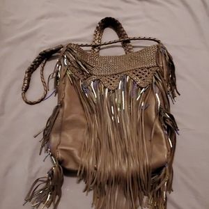 Anthropologie En Shalla fringe bag